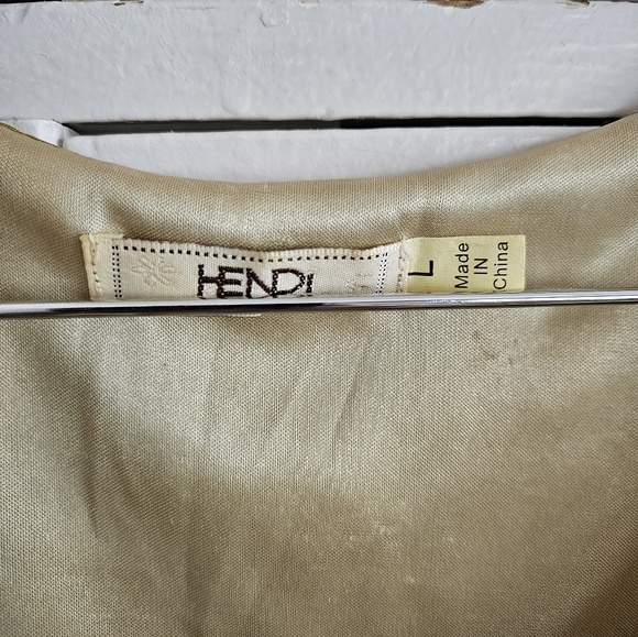 Hendi linen multi color sheer tank Size L - Picture 4 of 5